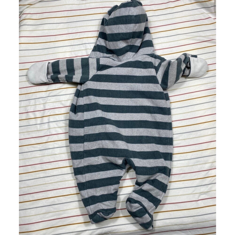 Cozy Carter’s “Little Guy” Hooded Fleece Bunting – Size 6M - Picture 5 of 5